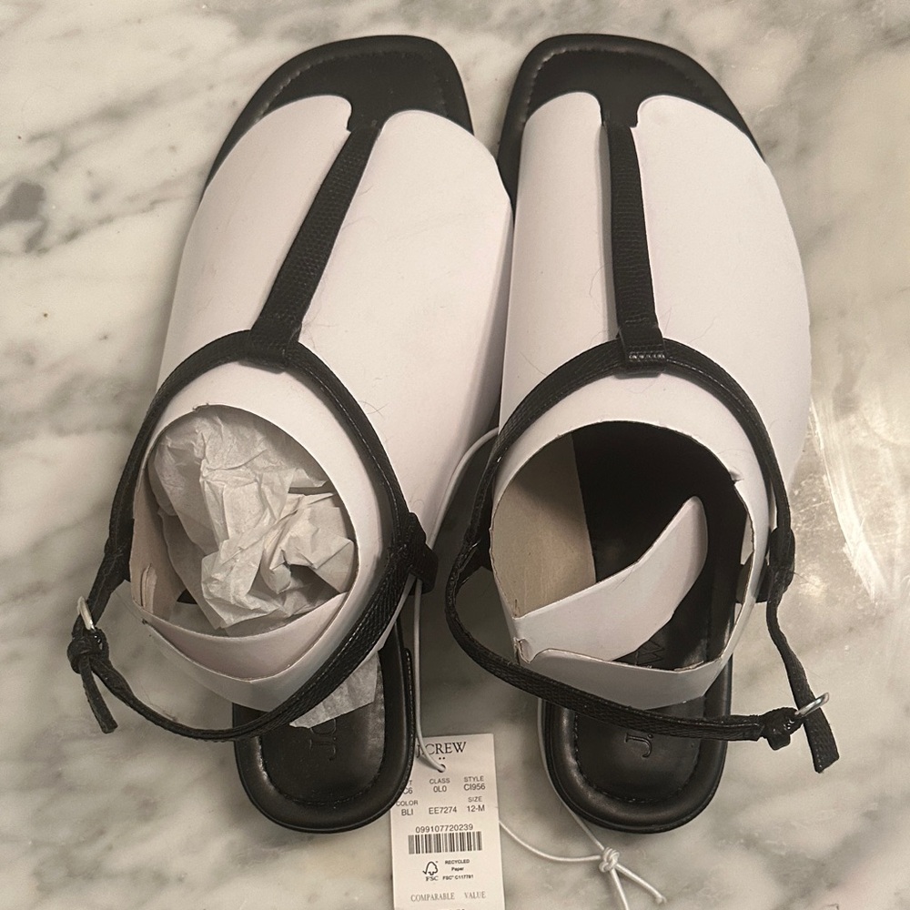 J. Crew Women's Black Sandals